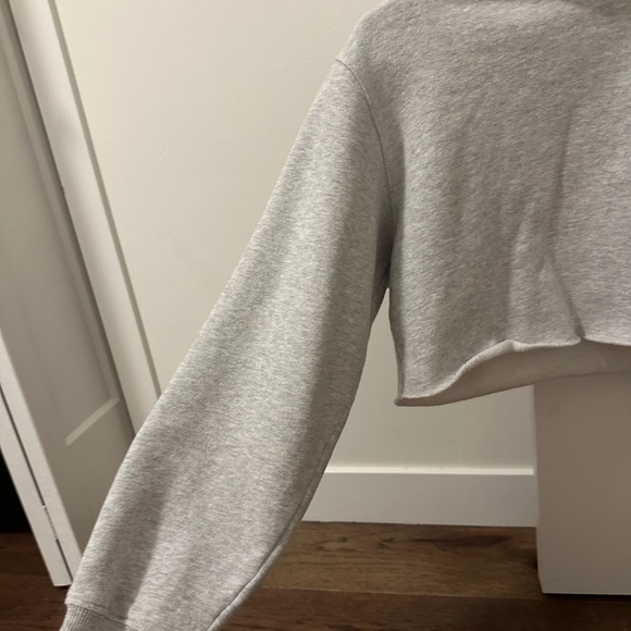 TNA - The Perfect Crop Hoodie - Grey - Picture 3 of 6